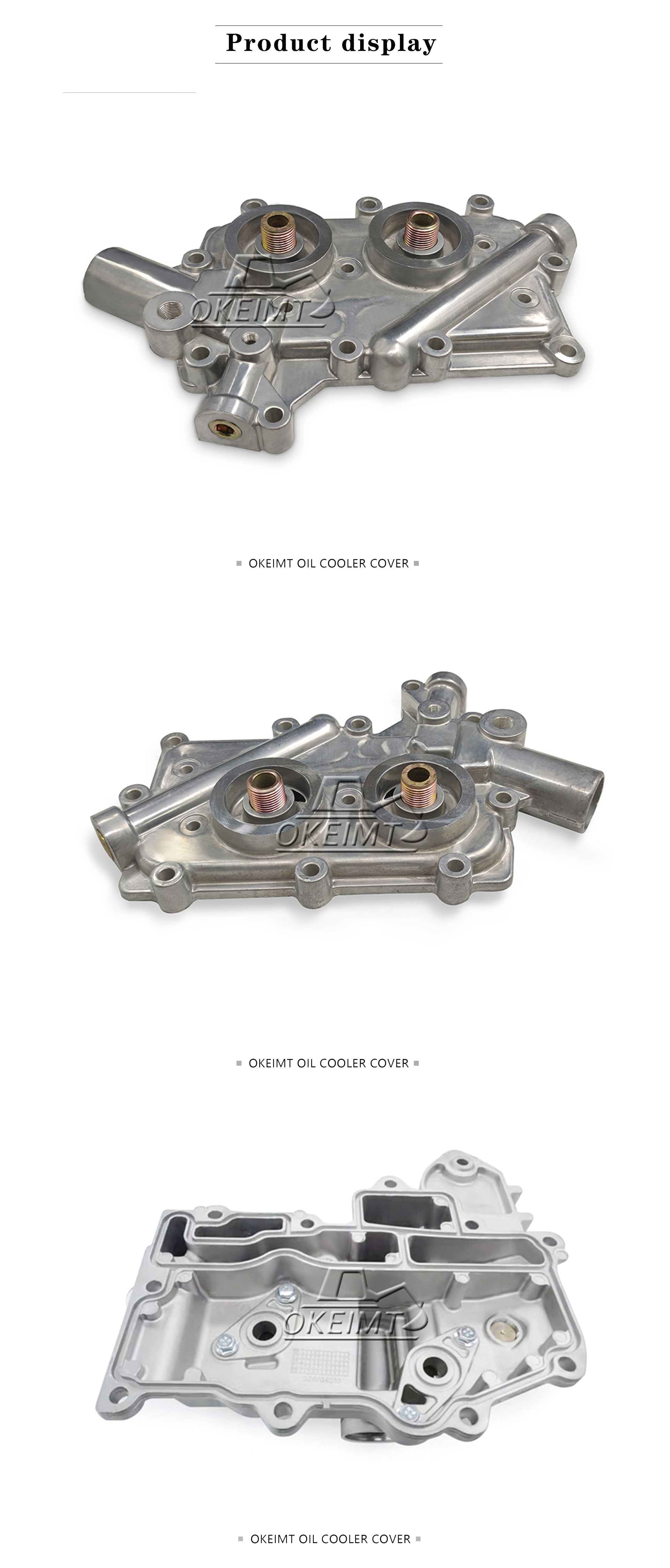 4D105-3 Oil Cooler Cover 6130-52-5110 6130-52-5112 For Komatsu Engine Parts