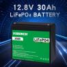 Buy cheap Visench 12V 30Ah Lithium Ion Iron Phosphate Battery Rechargeable 12.8V Lifepo4 Battery Pack from wholesalers