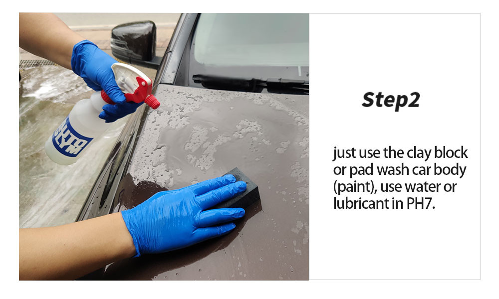 Portable Black Customs Shape Car Washing Kit With Pp Box Packages