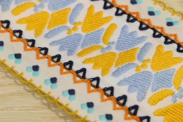 Buy cheap Embroidery Polyester Herringbone Tape 3in Width Multicolored from wholesalers