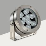 24VDC 9*2W 316L Stainless Steel LED Underwater Spot Light With Adjustable