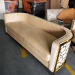 Mid Century 0.7m Living Room Sectional Sofas With Ottoman Luxury Modern U Shaped