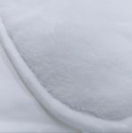 Anti-Allergic Diamond-Shaped White Color Flannel Duvet With Filling Quilt