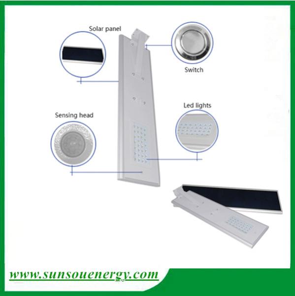 Buy cheap Outdoor industry high power led high lumens integrated solar street light 40w for hot selling from wholesalers