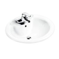 Buy cheap White Glazed Under Counter Basin 585x470x220mm Sanitary Ware product