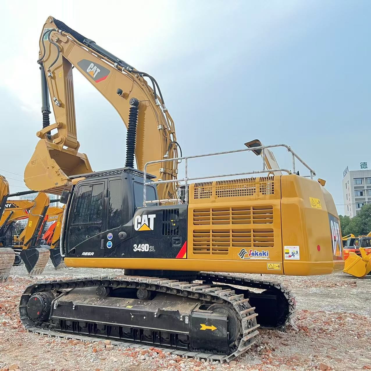 Used Caterpillar 349d2l Crawler Excavator 301kw 49 Tons 3.2m3