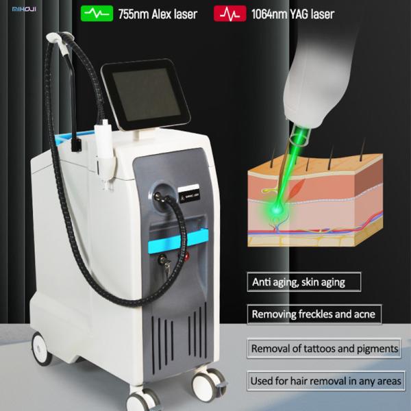 Buy cheap 755nm Alexandrite Laser Machine 4hz Frequency Nd Yag Laser Machine from wholesalers