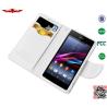 Buy cheap 100% Quaify Colorful PU Wallet Leather Cover Cases For Sony Xperia Z1 Mini/Amami/XperiaZ1S from wholesalers
