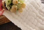 Medical washing gauze 6 layer 100% cotton baby handkerchief saliva tissue baby