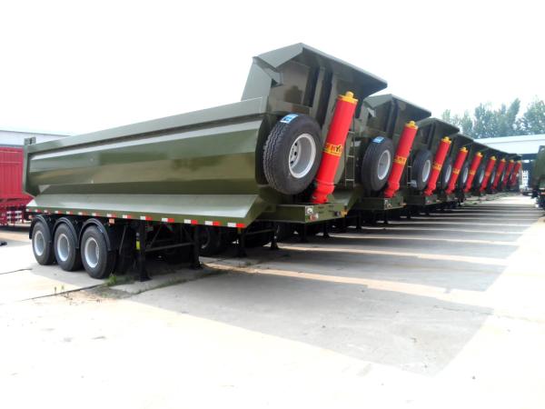 Buy cheap Best Dumper Semi Trailer 35 Cubic Meter Rear Tipper Dump Semi Trailer from wholesalers