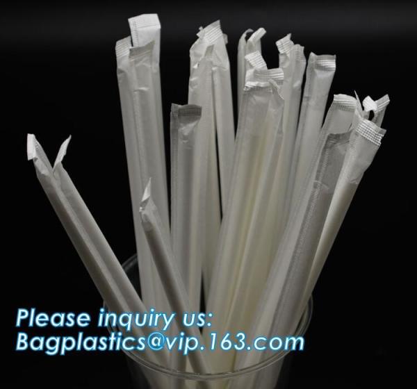 Buy cheap Biodegradable and compostable food grade PLA plastic drinking straw, individual pack,Eco-friendly biodegradable plastic from wholesalers