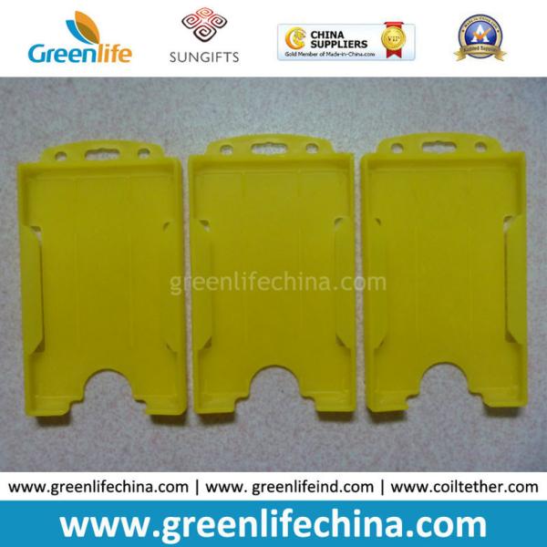 Buy cheap Office Using Business ID Card Holder Yellow Color Open Side from wholesalers