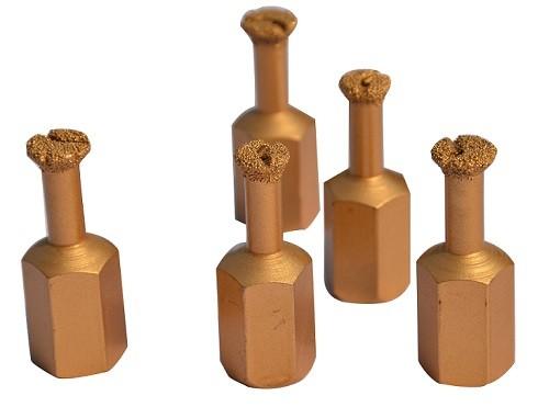 Buy cheap Vacuum Brazing Diamond Core Drill Set , Non- Core Diamond Drill Bits For Stone from wholesalers