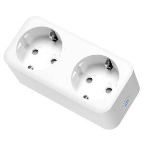 China Zigbee EU Dual Smart Socket on sale