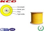Armored Simplex Fiber Optic Cable , 2.0mm Fiber Optic Data Cable Tight Buffer