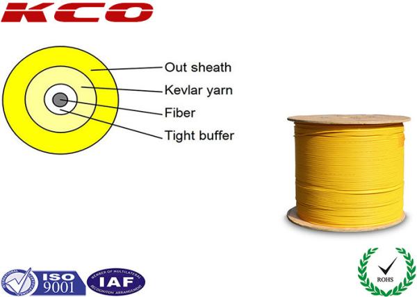 Buy cheap Armored Simplex Fiber Optic Cable , 2.0mm Fiber Optic Data Cable Tight Buffer from wholesalers