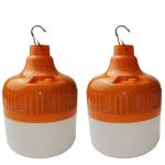 ABS Plastic DC 5V Emergency Light Bulb Rechargeable Stable 100W 50W