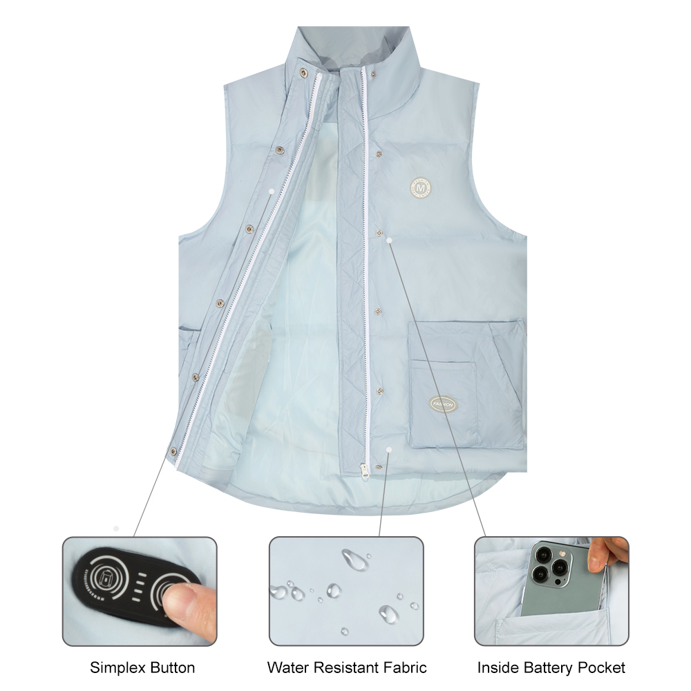Electronic Winter Heating Body Warmer 7.4V Rechargeable USB 5v