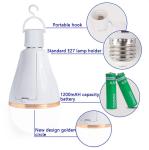 Rechargeable emergency light bulb 7W 9W 12W 15W with back up battery emergency 2