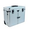 Buy cheap Silver Aluminum Hairdresser Trolley Case Aluminum Grooming Case With Trolly In Silver from wholesalers