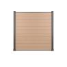 Buy cheap Villa Fence Courtyard Wood Plastic Panel Dark Gray For Garden Balcony Terrace Partition 170x24mm from wholesalers