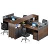 Buy cheap ISO9001/ISO14001 Certified Staff Office Desk and Chair Combination for 2 or 4 People from wholesalers