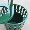 Buy cheap ISO18000 Certificate Modern 20gal Street Steel Outdoor Trash Can from wholesalers