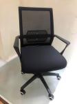 Rotatable Waist Support 50cm Mesh And Fabric Task Chair