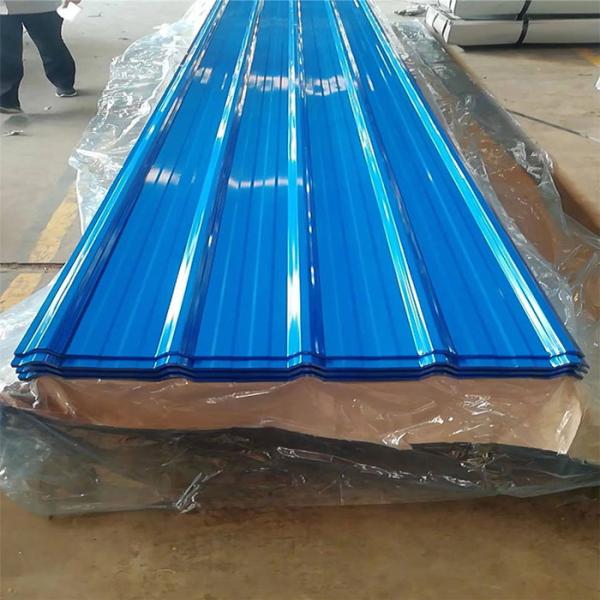 Buy cheap 7.5mm Corrugated Steel Roofing Sheet Glazed Roof Tiles from wholesalers