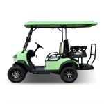 Logo Printing Customized 4 Seater Golf Cart 60 Volt Battery Powered Electric