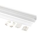 20mm Width U Shape Led Aluminum Profile PC Cover Kitchen Wardrobe Light