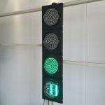 200MM Clear 4-Aspect RYG Lenses Ball With Countdown Timer Road Traffic Light