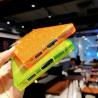 Buy cheap 1.5mm Shockproof Phone Cases Neon Square Shape Decorated With Glitter Paper from wholesalers