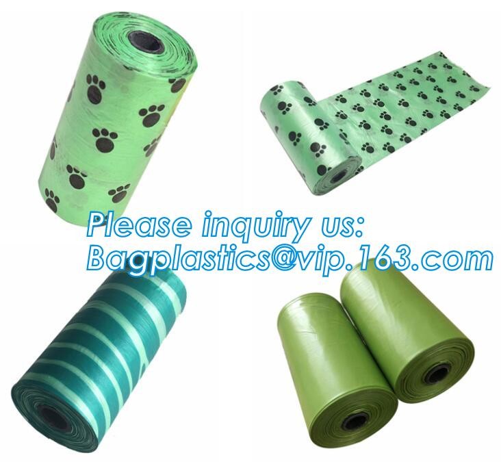 Biodegradable Compostable Scented High Quality HDPE Plastic Baby Nappy Sacks Baby Diaper Bags with Tie Handles, bagease