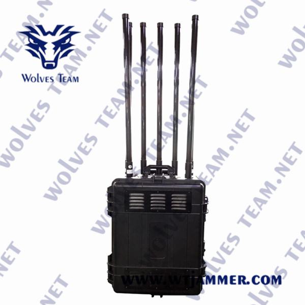 Buy cheap Military Units Handheld Signal Jammer 500 Meters GSM WIFI GPS 8 Bands from wholesalers
