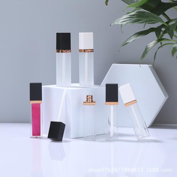 Buy cheap 7ml Thin Square Flat Lip Glaze Tube Transparent Matte Cosmetic Concealer Empty Tube from wholesalers