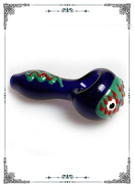 Buy cheap Tobacco Pocket Glass Smoking Pipe Grimace Glass spoon Hand Pipe from wholesalers