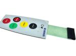 Buy cheap Glossy Finish Polyester Transparent Window Custom Membrane Keypad For CNC Machine from wholesalers