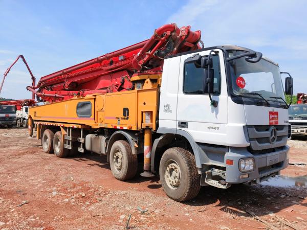Buy cheap 2013 Used Putzmeister Concrete Pump 53m on Mercedes-Benz Chassis from wholesalers