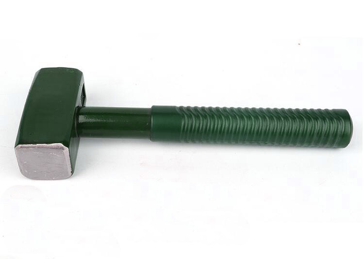 Stoning hammer(XL-0073) with powder coated surface, steel tube handle, durable and good price
