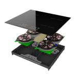 Industrial Electric Built In Induction Hob Stove 7200w For Kitchen