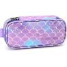 Buy cheap mibasies Kids Pencil Case for Girls and Boys Soft Rainbow Pen Box Pouch (Rainbow 1) from wholesalers