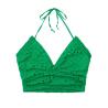 Buy cheap Strappy Women Sleeveless Tank Tops Perforated Embroidery Sexy Backless Halter from wholesalers
