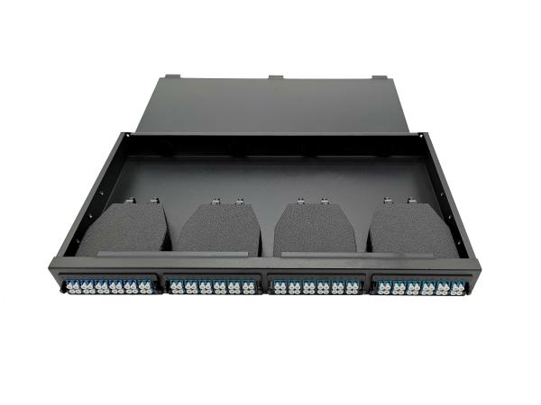 Buy cheap 1U Rack Mount MTP MPO Patch Panel 19 inch ODF 96 Fiber Optic MPO LC Cable from wholesalers