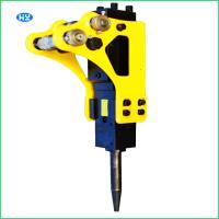 Buy cheap Yellow Hydraulic Excavator Hammers Stone Breaker 28-35t 155mm Rod product