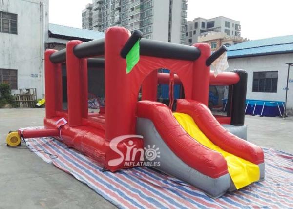 Buy cheap Commercial Outdoor Kids Red Combos With Slide For Amusement Park from wholesalers