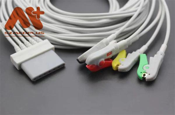 Buy cheap Schiller Lux 5 lead ECG Cable with leadwires from wholesalers