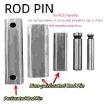 ROD Pin / Flat Pin For Excavator / Hydraulic Breaker Accessories