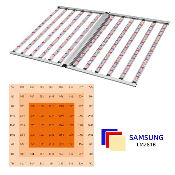Buy cheap LED Grow Light With Dimmer 1200W Dimmable LED Grow Lights Full Spectrum For Indoor Plant Growth from wholesalers