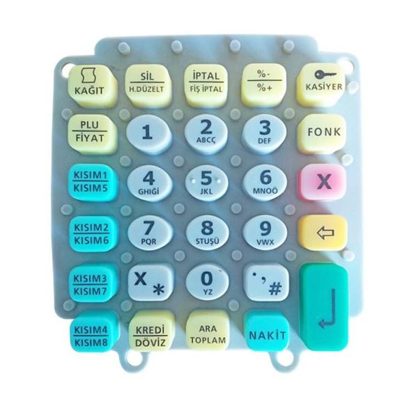 Buy cheap OEM Compression Mould Silicone Rubber Keypads from wholesalers